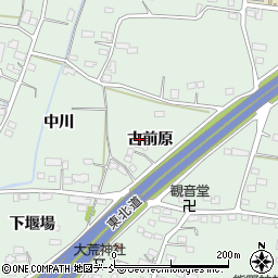福島県福島市笹谷古前原42周辺の地図