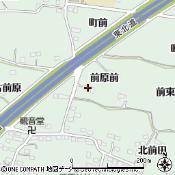 福島県福島市笹谷前原前10-1周辺の地図