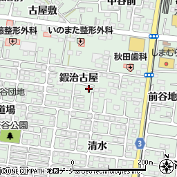 福島県福島市笹谷鍜治古屋6-11周辺の地図