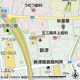 立正佼成会新津教会周辺の地図