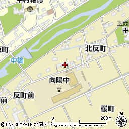 福島県相馬市中野桜町82周辺の地図
