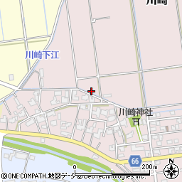新潟県新潟市西蒲区川崎564周辺の地図