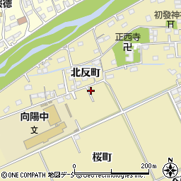 福島県相馬市中野桜町35周辺の地図