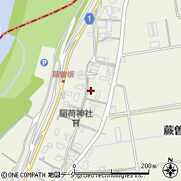 新潟県新潟市秋葉区蕨曽根1006周辺の地図
