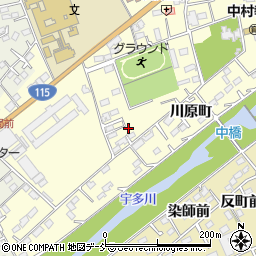 福島県相馬市中村川原町110-5周辺の地図