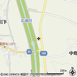 福島県伊達市霊山町中川原畑周辺の地図