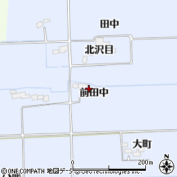 福島県相馬市新田前田中周辺の地図