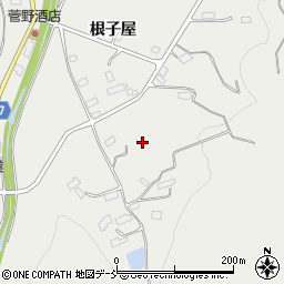 福島県伊達市保原町所沢根子屋周辺の地図