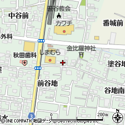 福島県福島市笹谷西谷地9-6周辺の地図