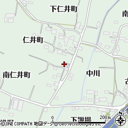 仁井町集会所周辺の地図