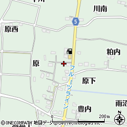 福島県福島市大笹生原45周辺の地図