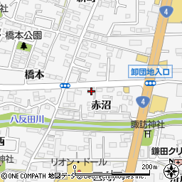 福島県福島市鎌田樋口8周辺の地図