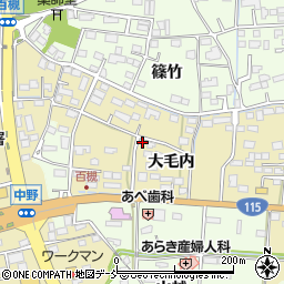 福島県相馬市大曲大毛内42-2周辺の地図