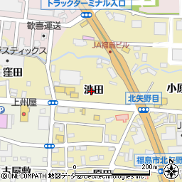 福島日産自動車パープル矢野目周辺の地図