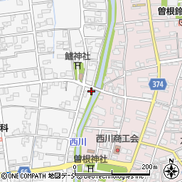 田中美容院周辺の地図