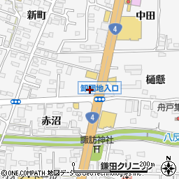福島県福島市鎌田樋口5周辺の地図