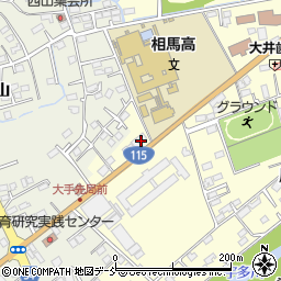 福島県相馬市中村大手先75周辺の地図