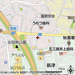 ＥＮＥＯＳ新津バイパスＳＳ周辺の地図