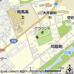 福島県相馬市中村川原町103周辺の地図