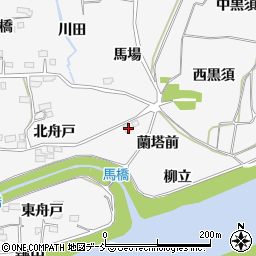 福島県福島市鎌田蘭塔前12周辺の地図