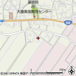 新潟県新潟市秋葉区大鹿767周辺の地図
