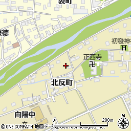 福島県相馬市中野（北川原）周辺の地図