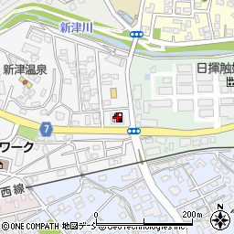 ａｐｏｌｌｏｓｔａｔｉｏｎ新津中央ＳＳ周辺の地図
