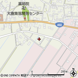新潟県新潟市秋葉区大鹿197周辺の地図
