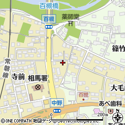 福島県相馬市中野寺前188周辺の地図