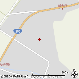 新潟県阿賀野市大日周辺の地図