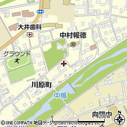 福島県相馬市中村川原町43周辺の地図