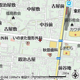 有限会社鴫原石材工業　笹谷店周辺の地図