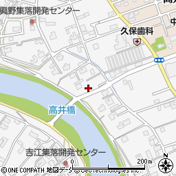 新潟県新潟市南区高井興野53周辺の地図