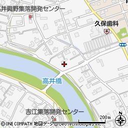 新潟県新潟市南区高井興野57周辺の地図