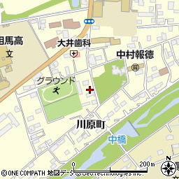 福島県相馬市中村川原町93周辺の地図