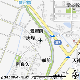 福島県福島市鎌田（愛宕前）周辺の地図