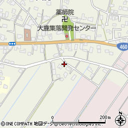 新潟県新潟市秋葉区大鹿184周辺の地図