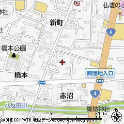 福島県福島市鎌田樋口17周辺の地図