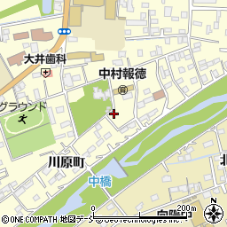 福島県相馬市中村川原町44周辺の地図