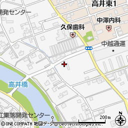 新潟県新潟市南区高井興野42周辺の地図