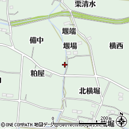福島県福島市大笹生備中5周辺の地図