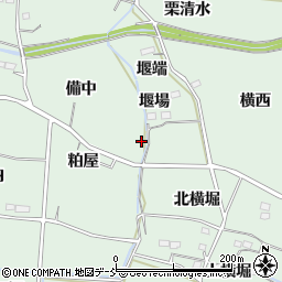 福島県福島市大笹生備中周辺の地図