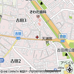 湯田畳店周辺の地図