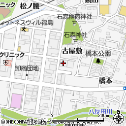 岡田電気産業福島周辺の地図
