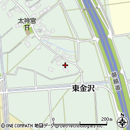 新潟県新潟市秋葉区東金沢538周辺の地図