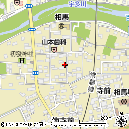 福島県相馬市中野寺前周辺の地図