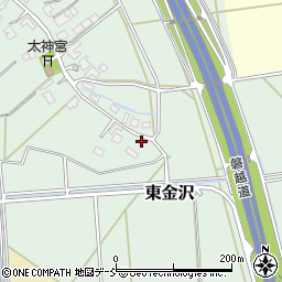 新潟県新潟市秋葉区東金沢297周辺の地図