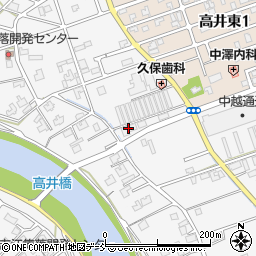 高井興野農場事務所周辺の地図