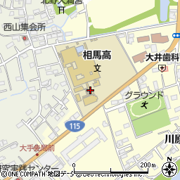 福島県相馬市中村大手先57周辺の地図