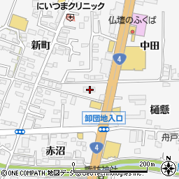 福島県福島市鎌田樋口2周辺の地図